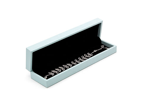 Mink Necklace Flap Boxes With Velvet Insert