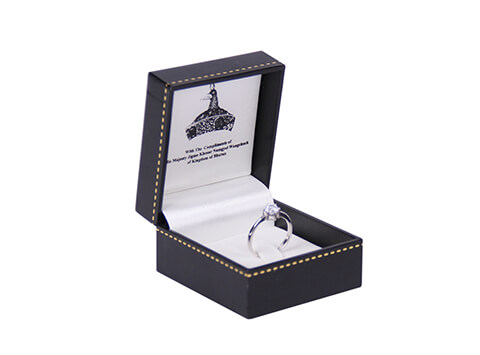 Sewed Engagement Ring Boxes