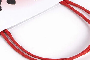 twisted paper handles for gift shopping bag