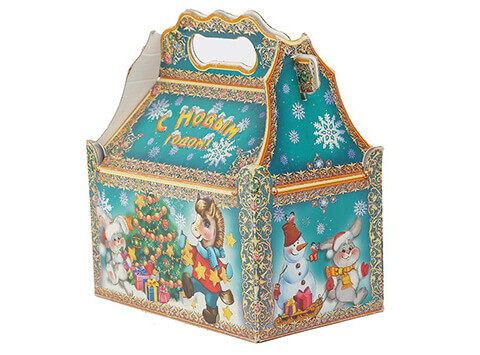 Xmas Corrugated Box Handle 500 1