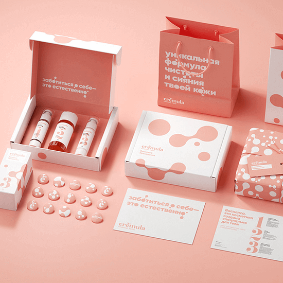 Corrugated cosmetic packaging design 1