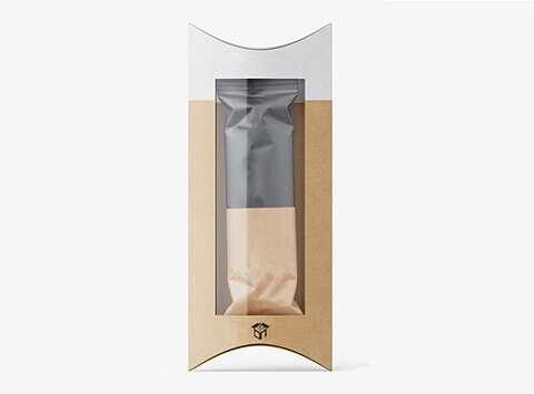 Custom Pillow Boxes with windows
