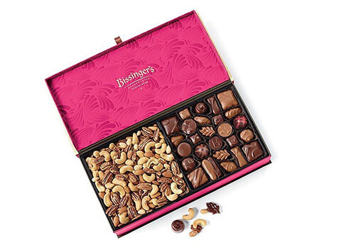 custom almond chocolate boxes