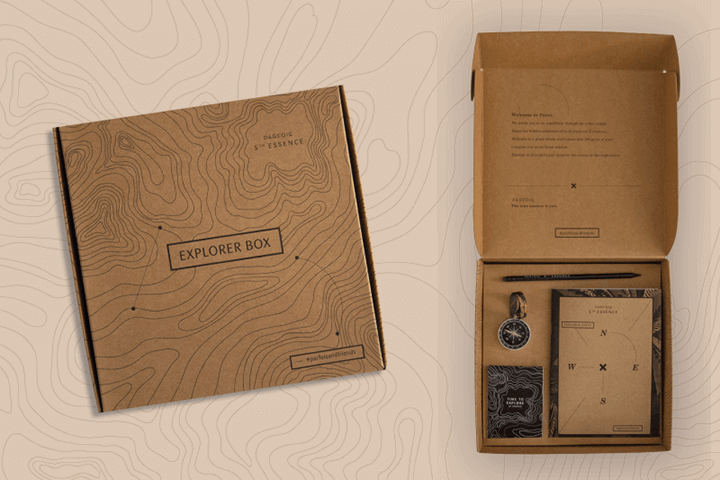 custom kraft corrugated boxes