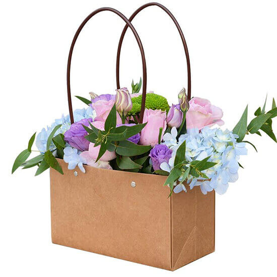 kraft flower boxes