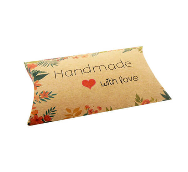 kraft pillow boxes