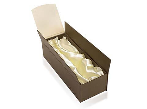 door open wine packaging boxes win satin