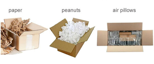 void filler insert for packaging