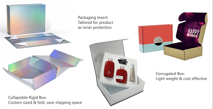 different packaging type help save transportation costs