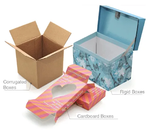 different types of boxes
