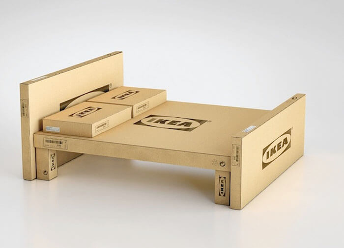 ikea flatpack furniture packaging eco