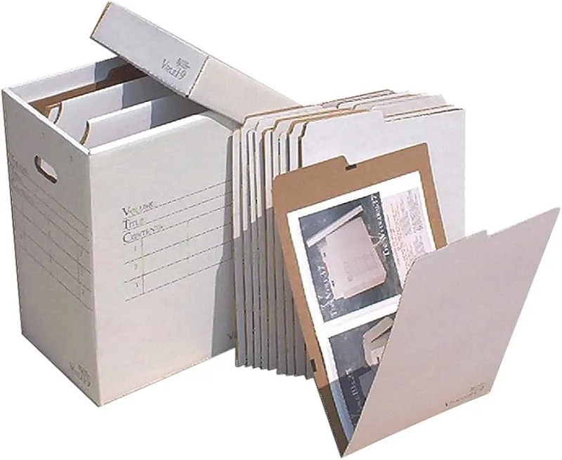 folder type corrugated box protecting flat goods