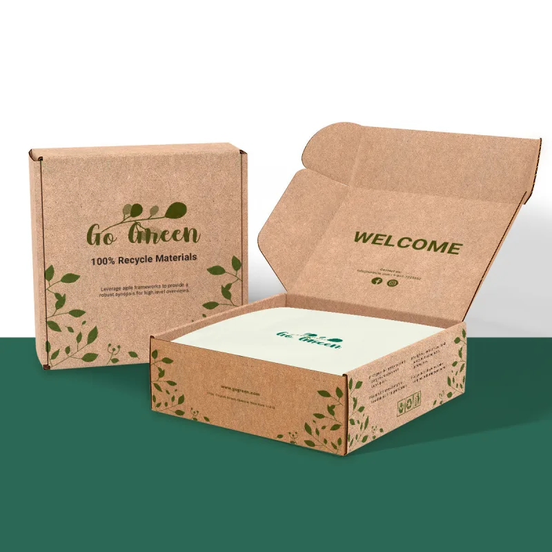 kraft paper packaging durable eco friendly brown