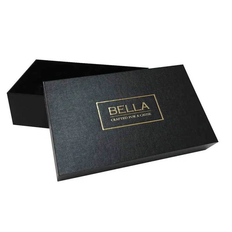 metallic foil printed luxury packaging design