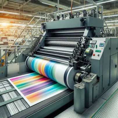 sharp vibrant packaging offset printing commercial process