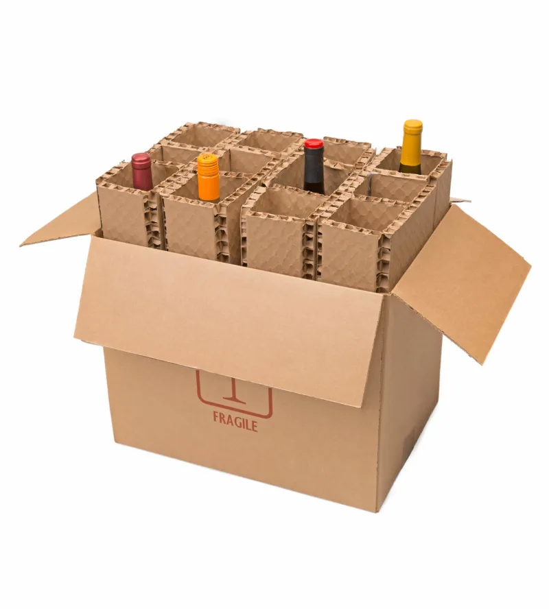 strong corrugated box protecting fragile items
