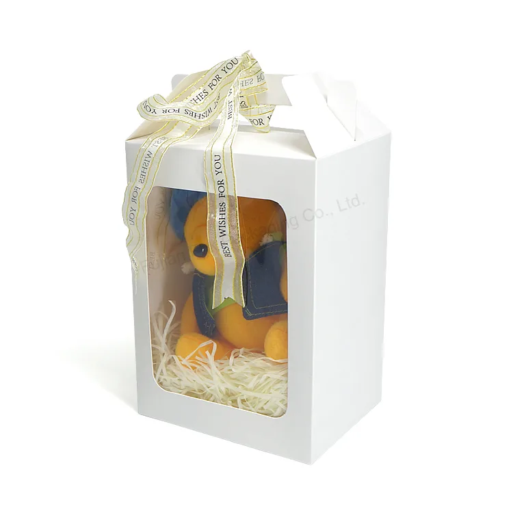 transparent window packaging food cosmetics toys products