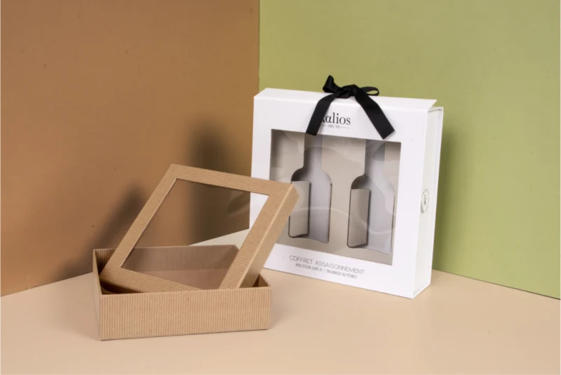 transparent window packaging modern sustainable design