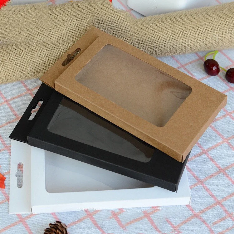 transparent window packaging showing product inside