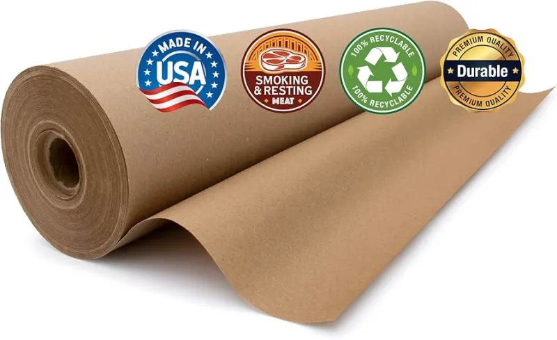 virgin natural kraft paper strong packaging brown