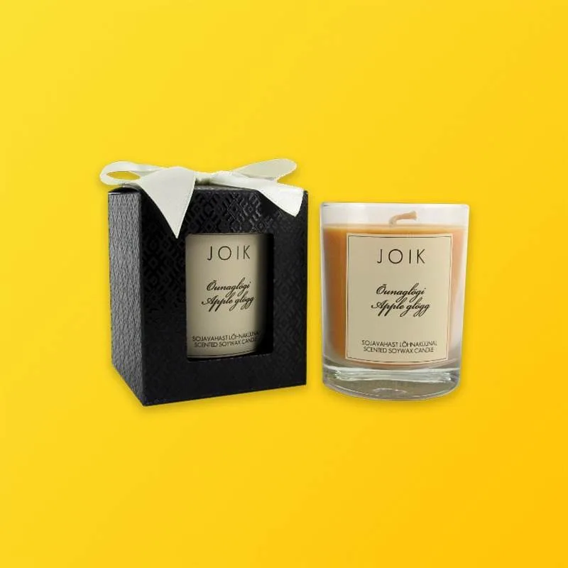 candle packaging clear window box design