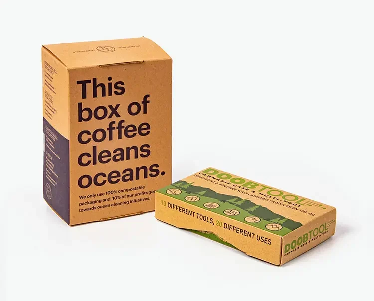 eco friendly sustainable recyclable packaging box