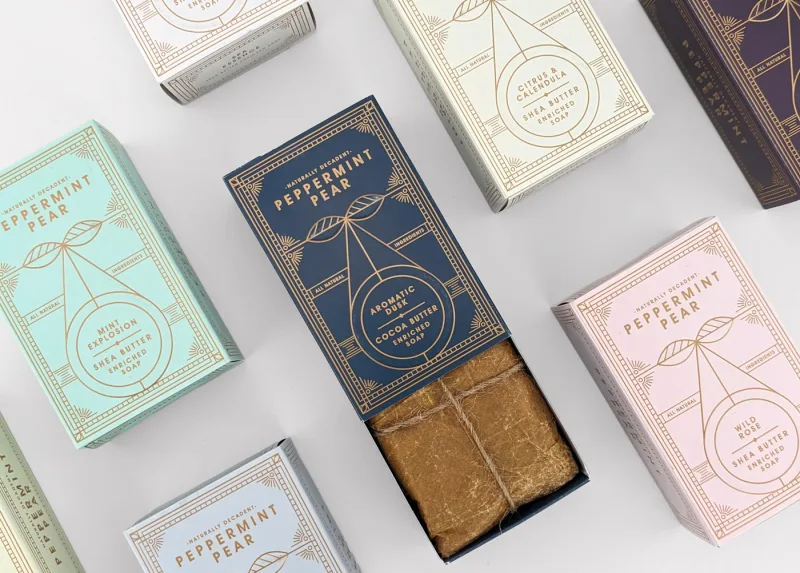luxury limited edition packaging embossed design