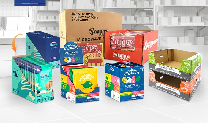 retail ready packaging open tray store display