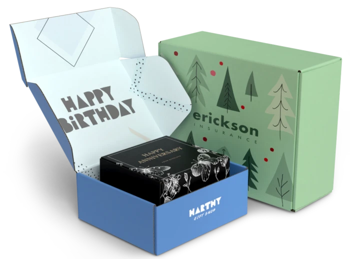 custom gift box branding premium packaging design