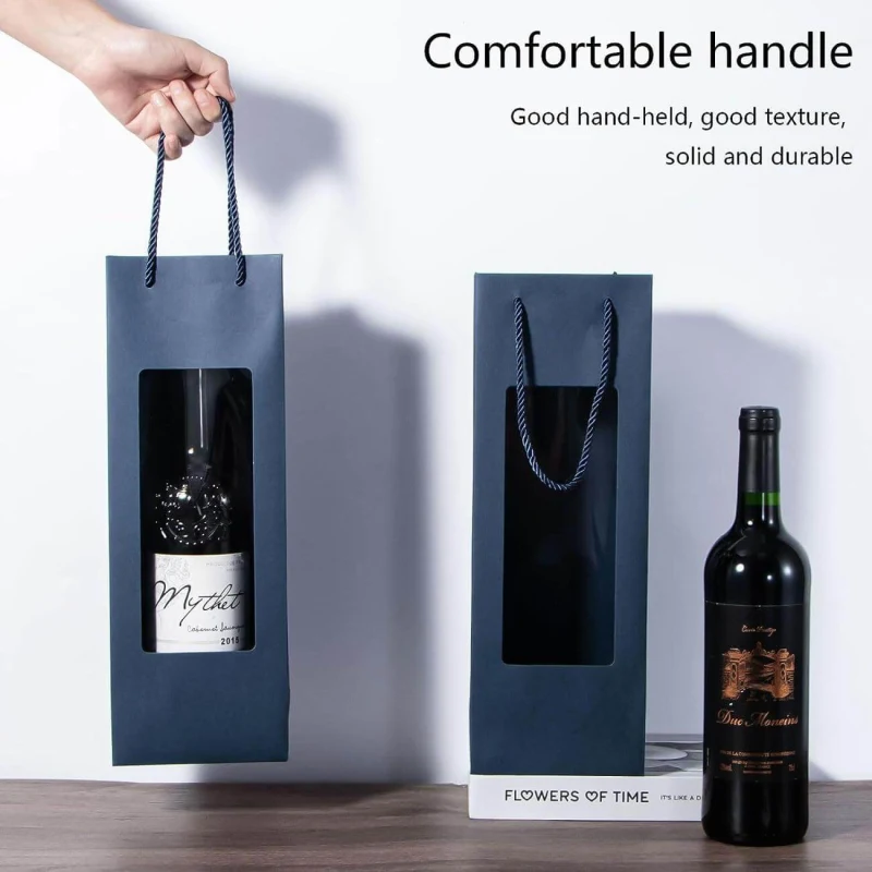 eco-friendly sustainable wine paper packaging design