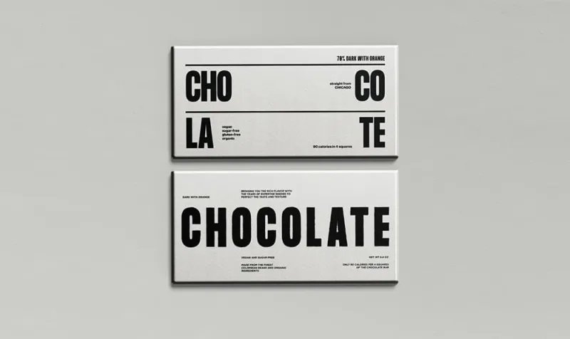 packaging logo typography serif sans-serif fonts