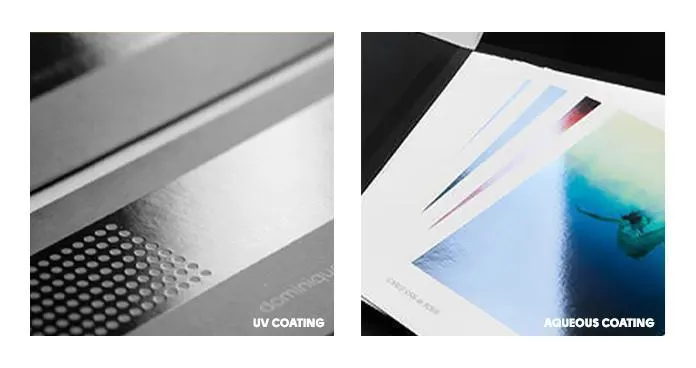 aqueous coating uv coating packaging comparison eco friendly