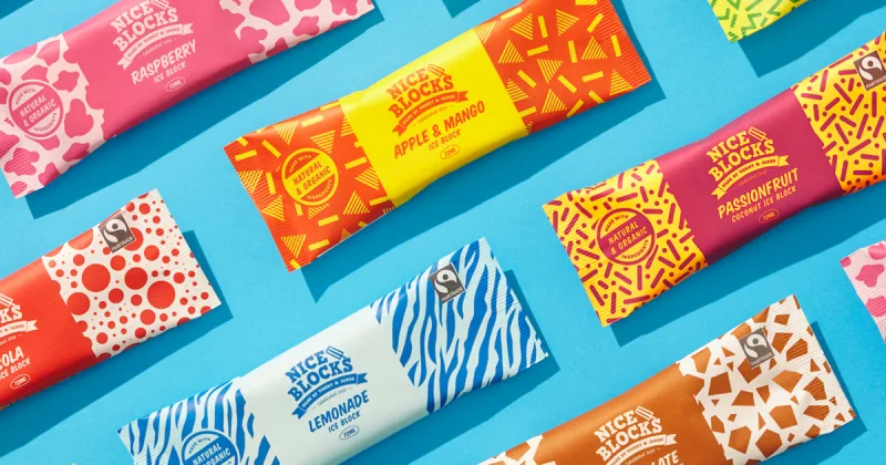 bold colorful unique packaging brand design