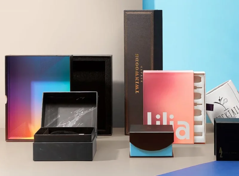 clear packaging goals eco friendly rigid boxes