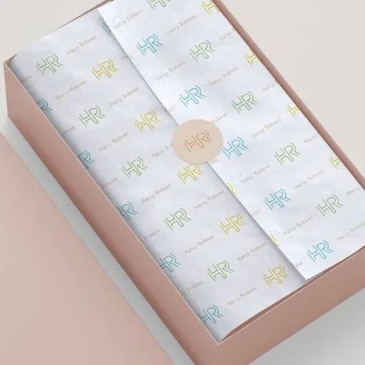 creative packaging inserts fillers branded tissue paper