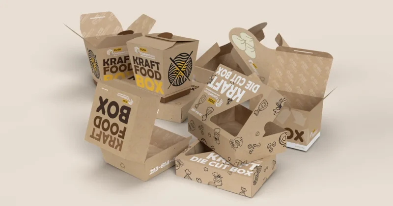 custom carton boxes for food fragile eco protection