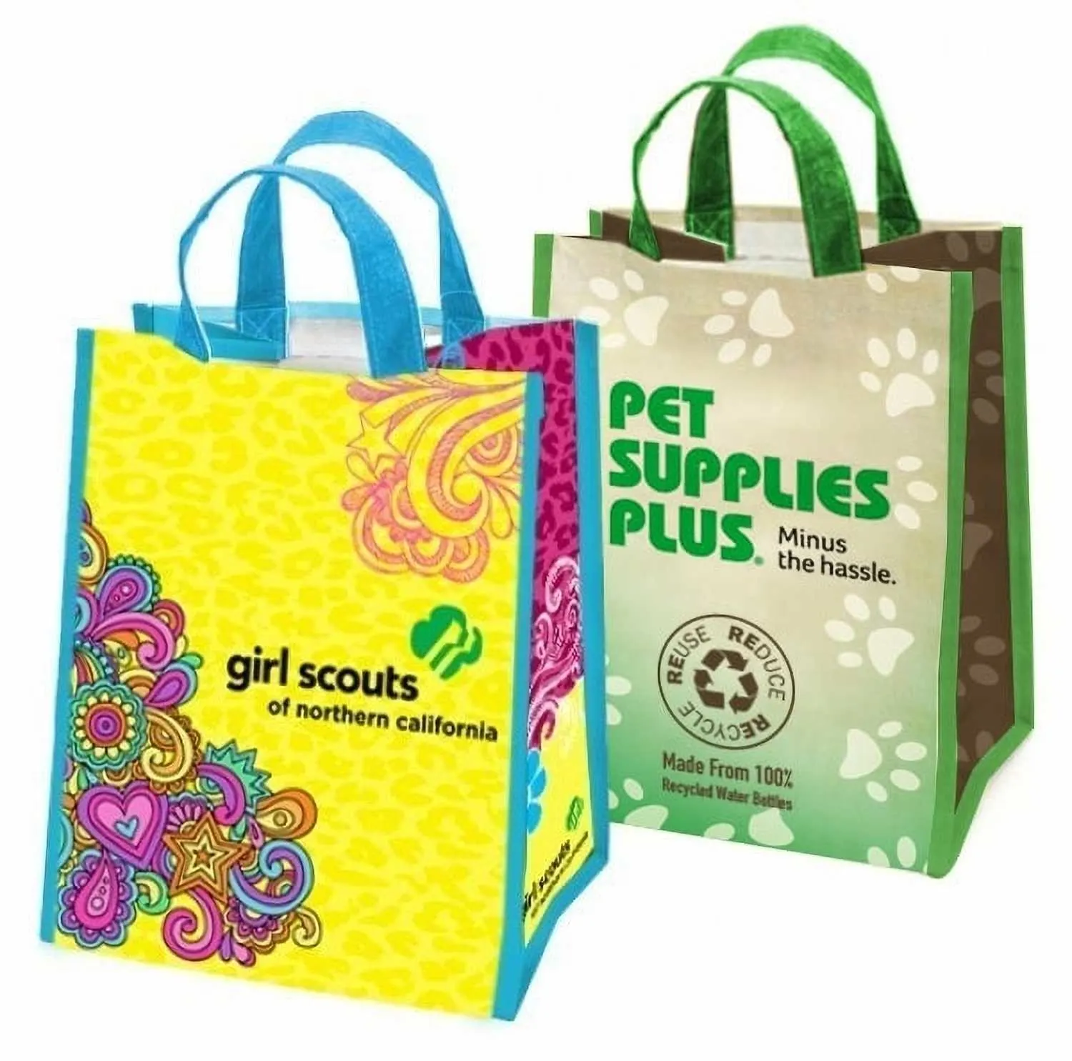 custom durable shopping bags kraft canvas polypropylene