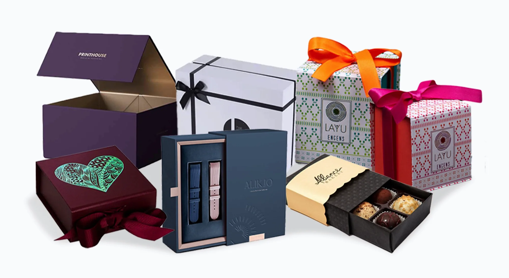 custom gift box branding premium packaging design