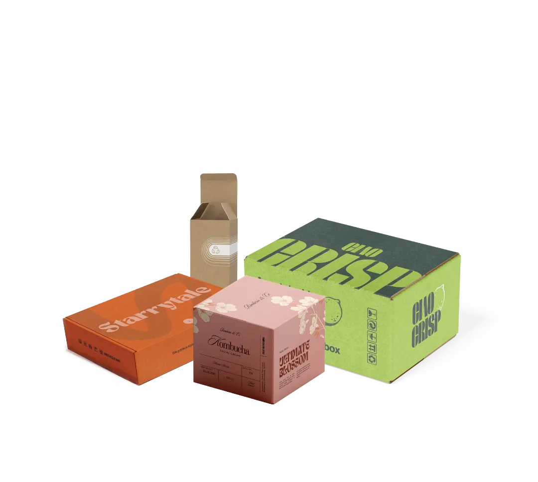 custom packaging materials cardboard corrugated biodegradable sustainable
