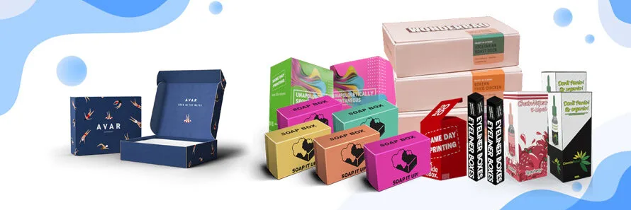 custom packaging unique designs brand logo prints