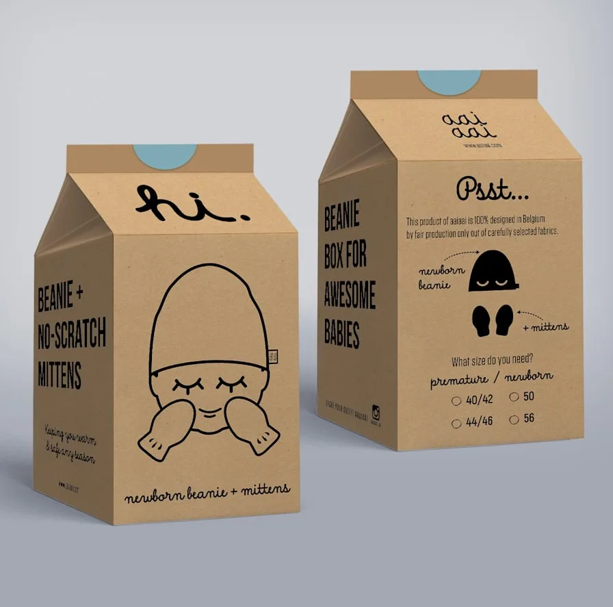 different packaging sample types design structure