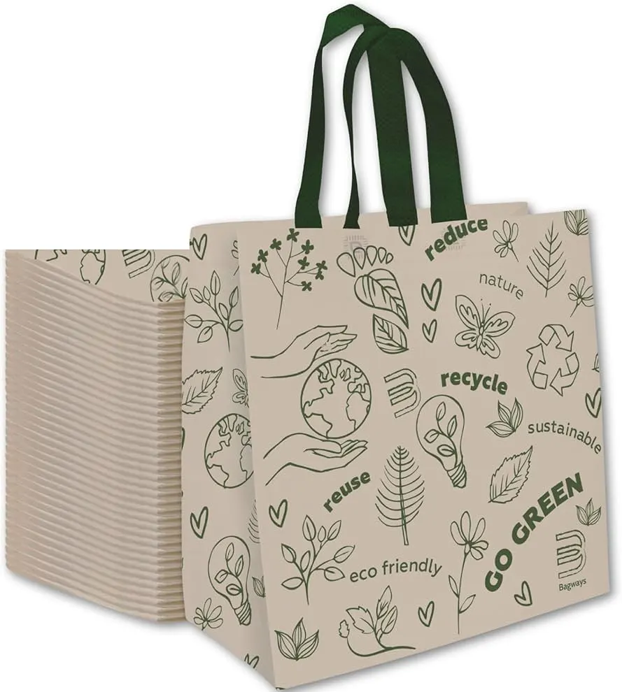 durable eco-friendly shopping bags brand packaging