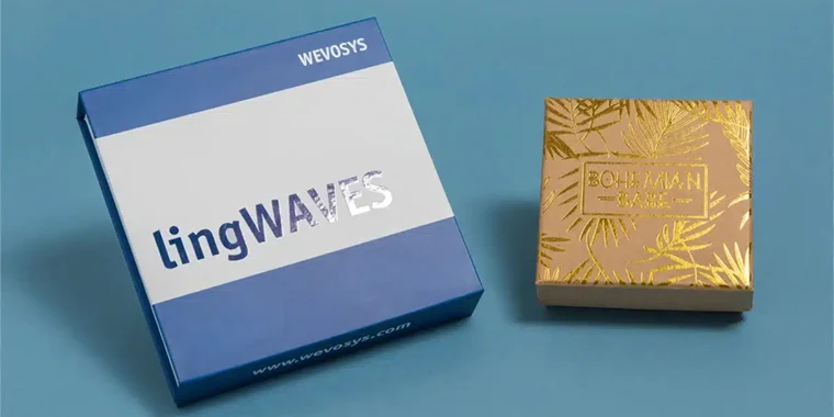 durable varnished packaging glossy matte finish