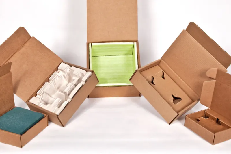 eco friendly box inserts sustainable packaging recycling