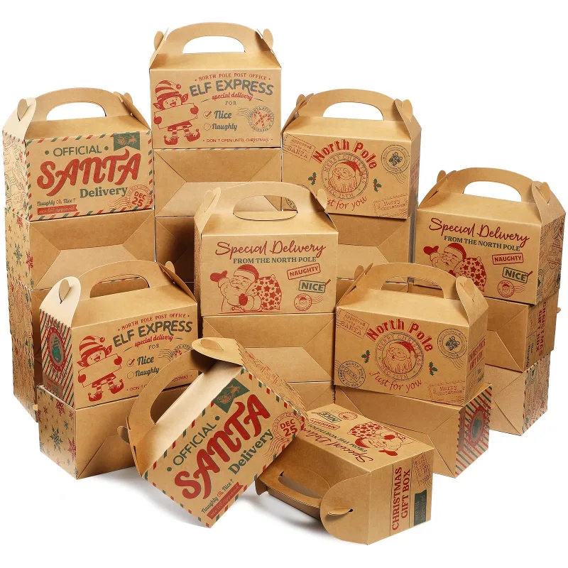 eco-friendly holiday packaging kraft box gift