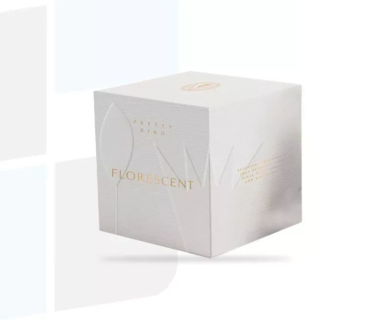 embossed candle packaging tactile texture luxury