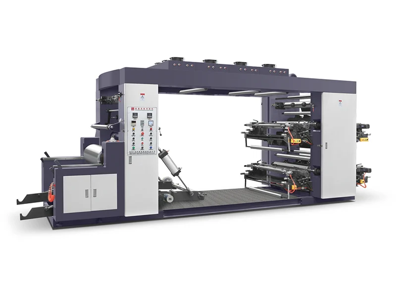 flexographic printing machine high speed packaging