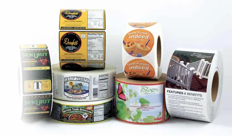 flexographic printing on food packaging labels boxes