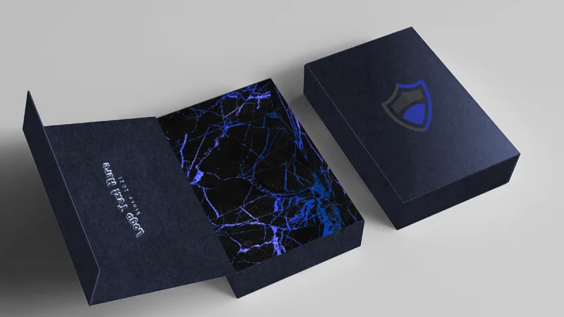 luxury limited edition packaging embossed design