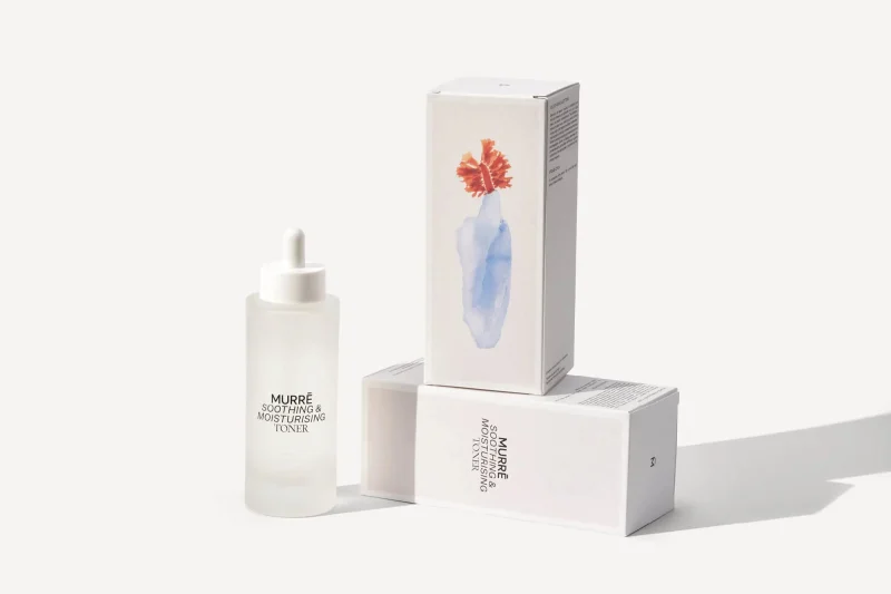 luxury minimalist eco-friendly cosmetic packaging design